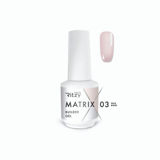 MATRIX PALE BEIGE 03 BUILDER GEL IN DER FLASCHE