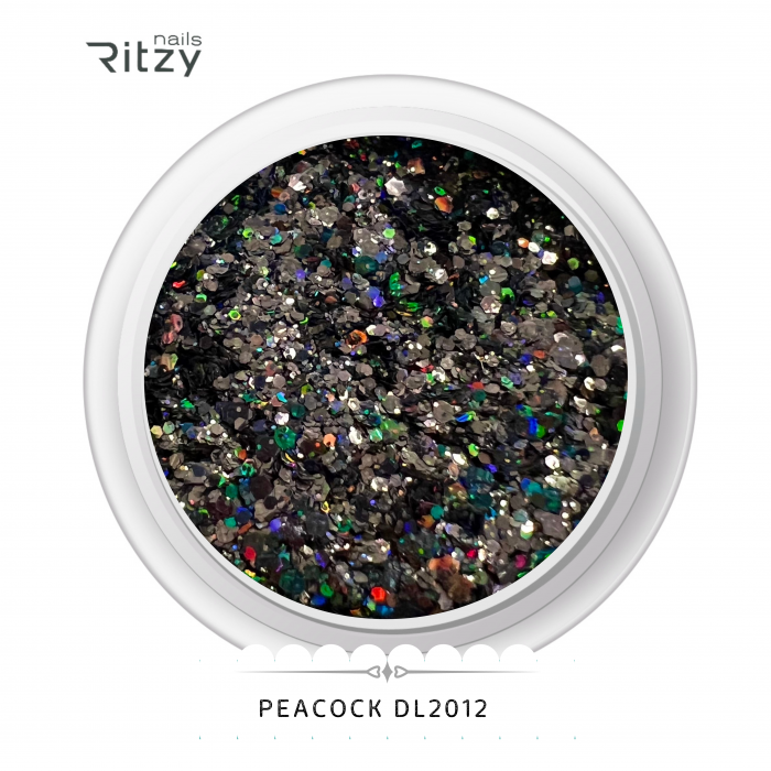 PEACOCK GLITTER DL2012