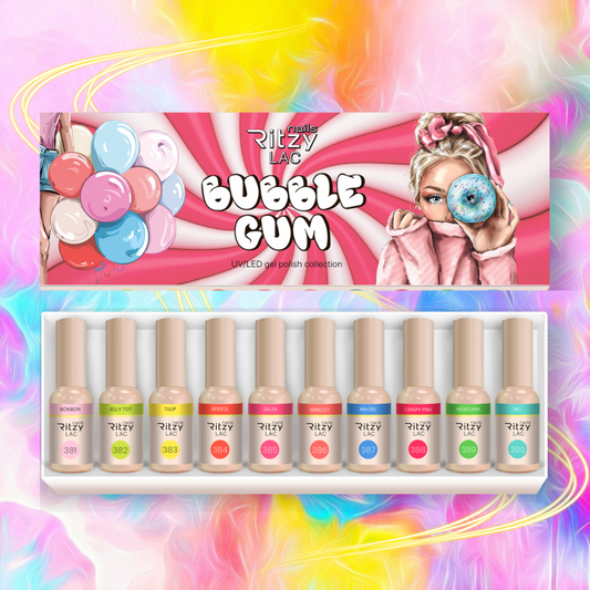 Ritzy Lac BUBBLE GUM 381-390 COLLECTION