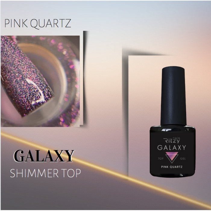 GALAXY SHIMMER TOP GEL PINK QUARTZ