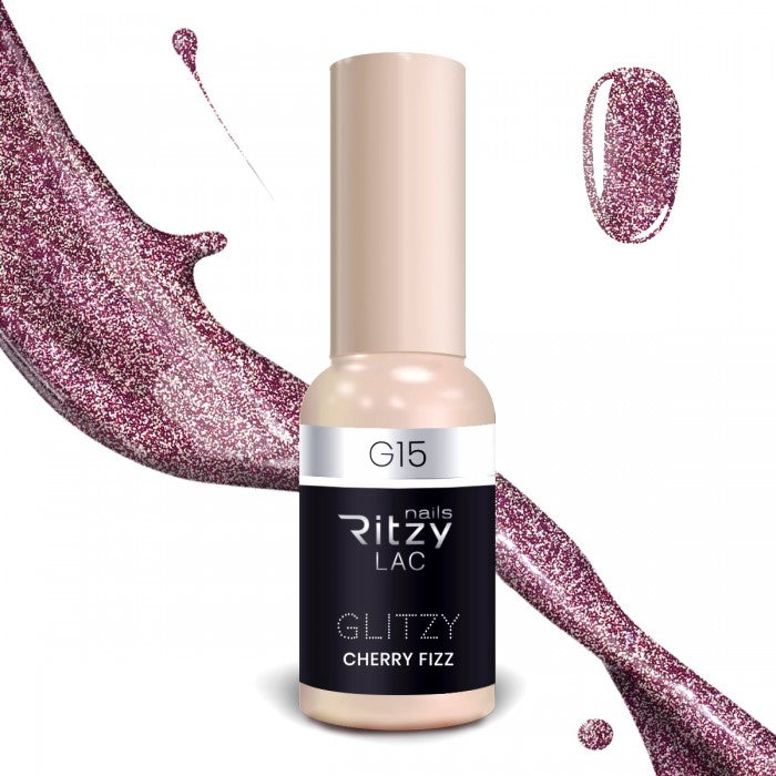 Ritzy Lac GLITZY CHERRY FIZZ G15 Lack