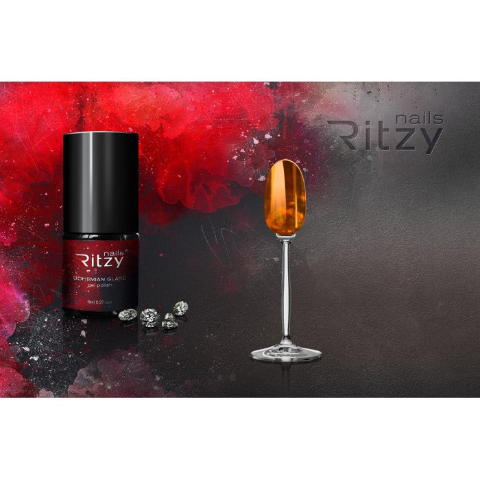 Ritzy BOHEMIAN (Vitrage) GLASS Gel Polish GELB