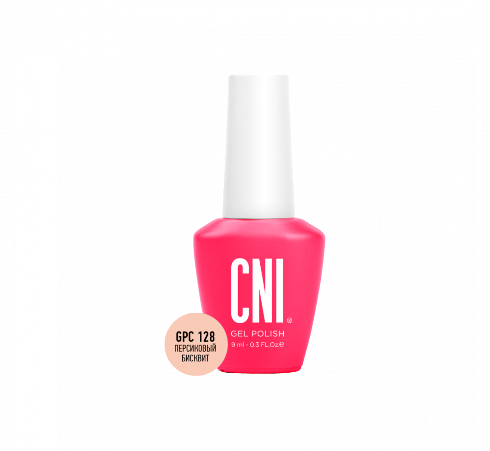 CNI Gel Polish Peach Biscuit GPC 128 9ml