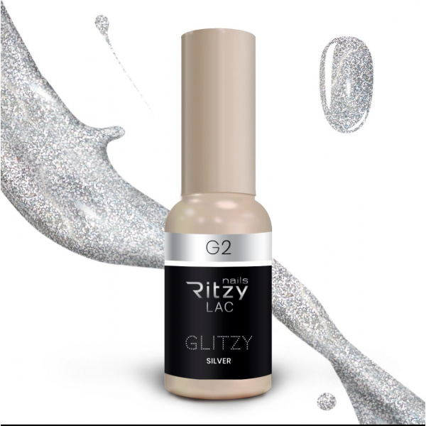 Ritzy Lac GLITZY SILVER G2 Lack