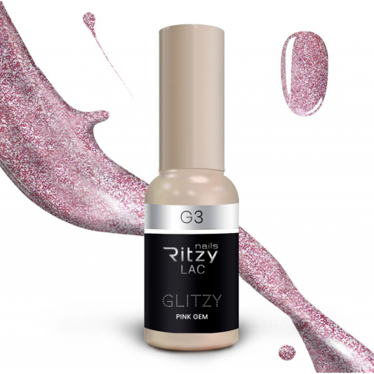 Ritzy Lac GLITZY PINK GEM G3 Lack