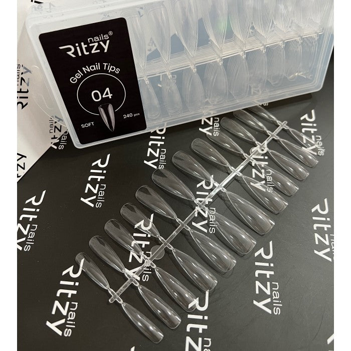 Ritzy SOFT GEL NAIL TIPS STILETTO 04 (240 Stück)