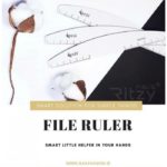 RITZY NAILS FEILE RULER 150/150 (PREMIUM QUALITY JAPANESE PAPER)